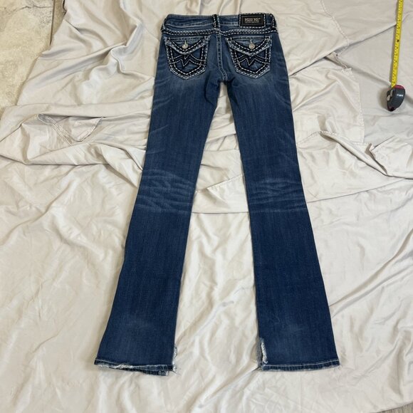 Miss Me Irene Bootcut Medium Wash Western Denim Jeans Women’s/Jr. Size 26 - Picture 14 of 16